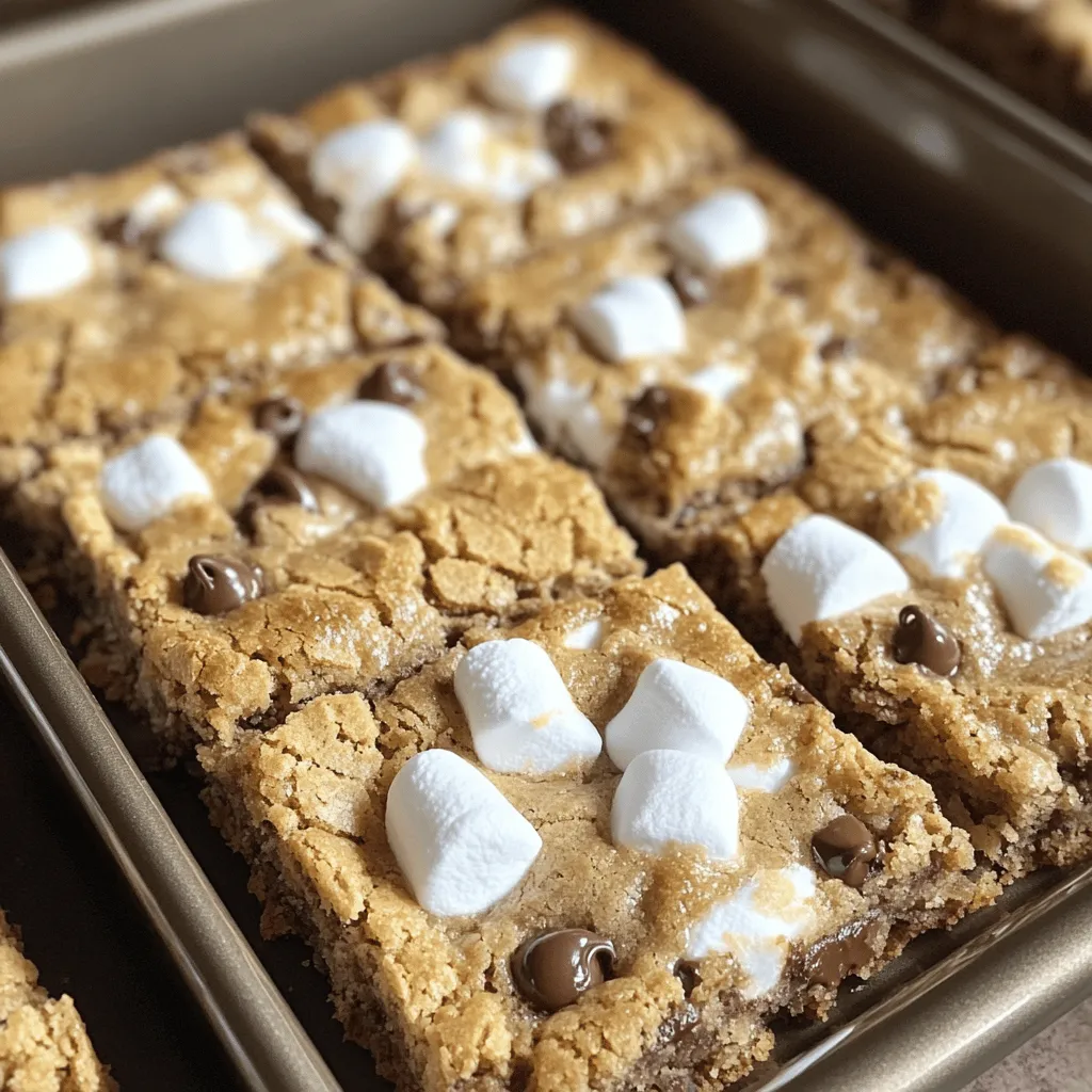S&#8217;mores Cookie Bars Irresistible Chewy Delight