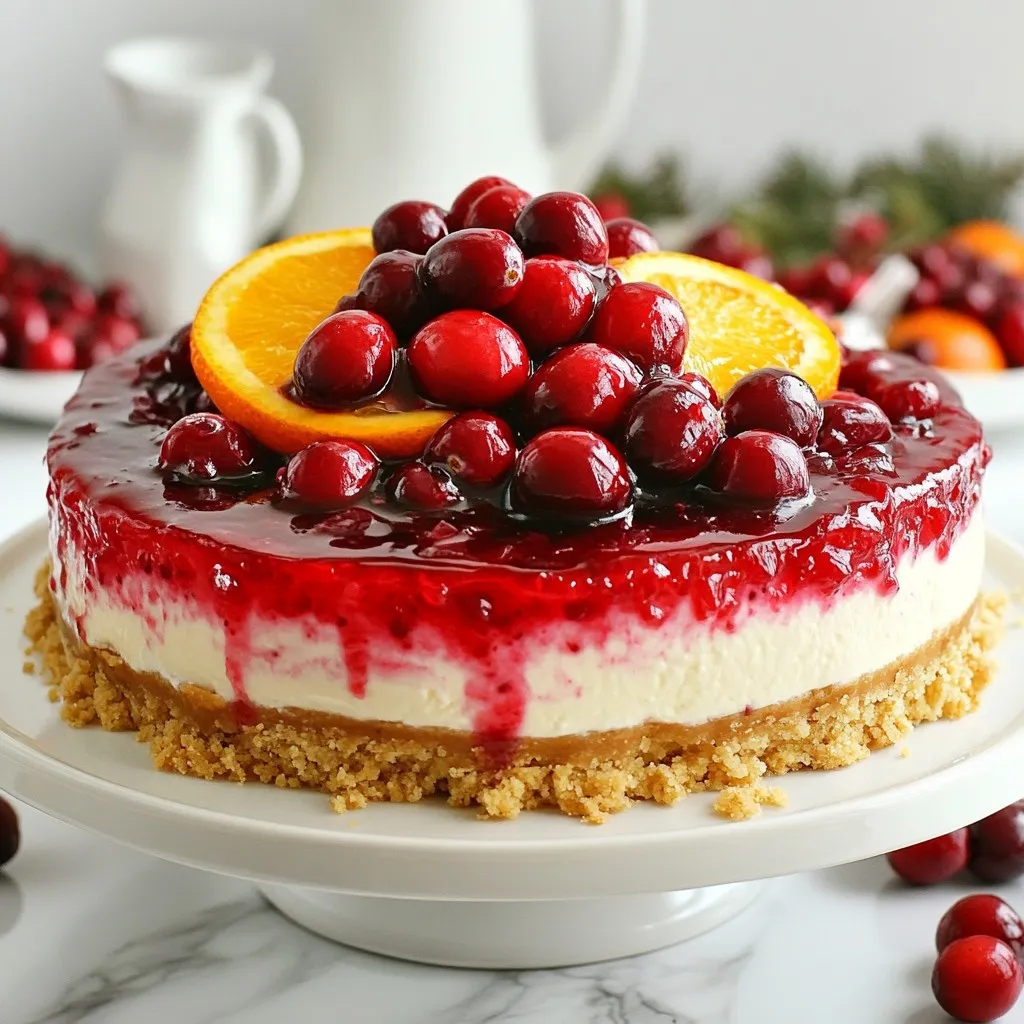 Cranberry Orange Cheesecake Delightful and Easy Recipe