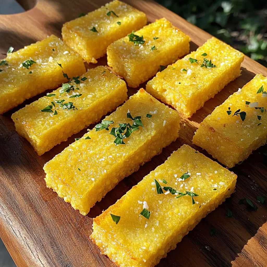 Savory Parmesan Polenta Fries Crispy and Flavorful Snack