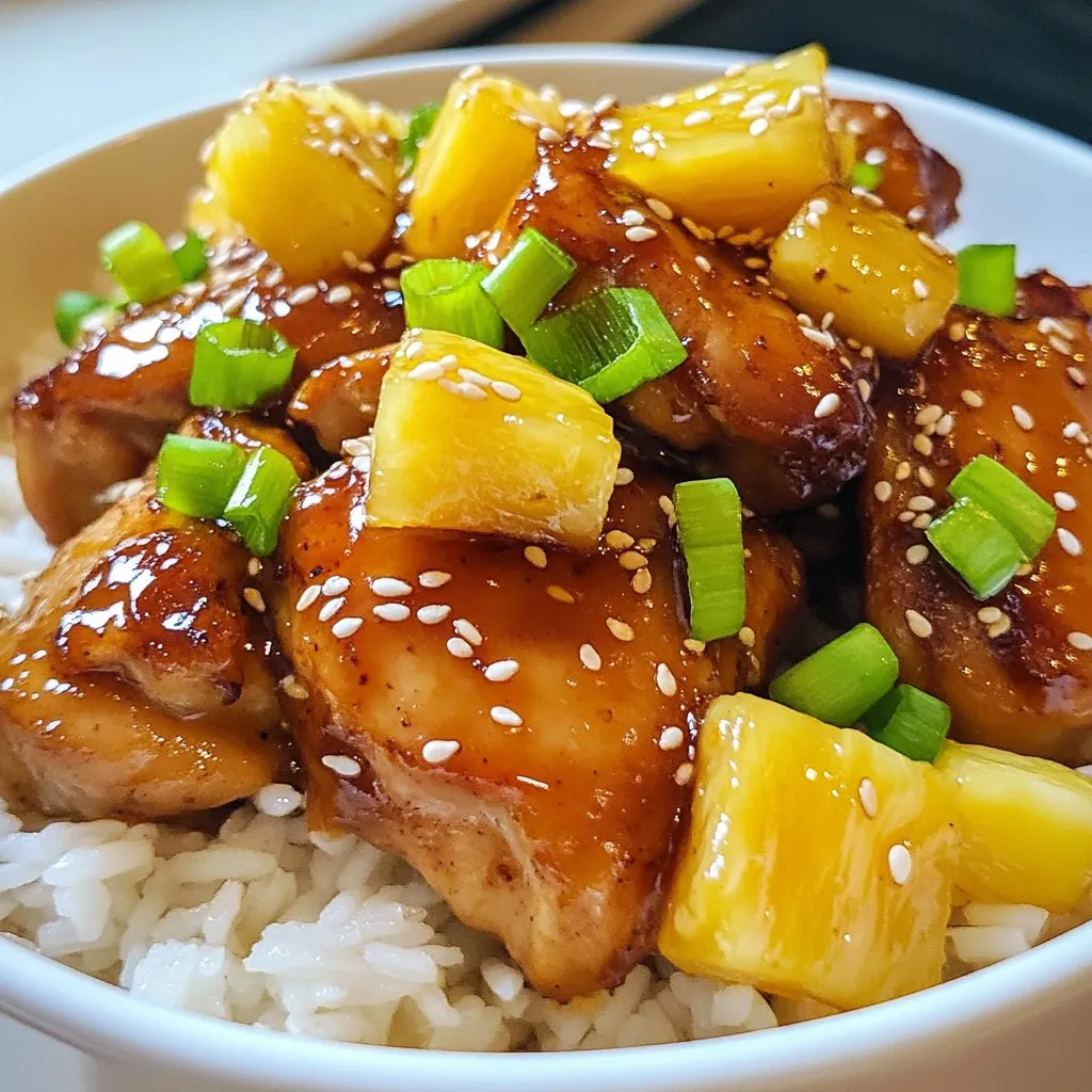 Brown Sugar Pineapple Chicken Flavorful Easy Recipe