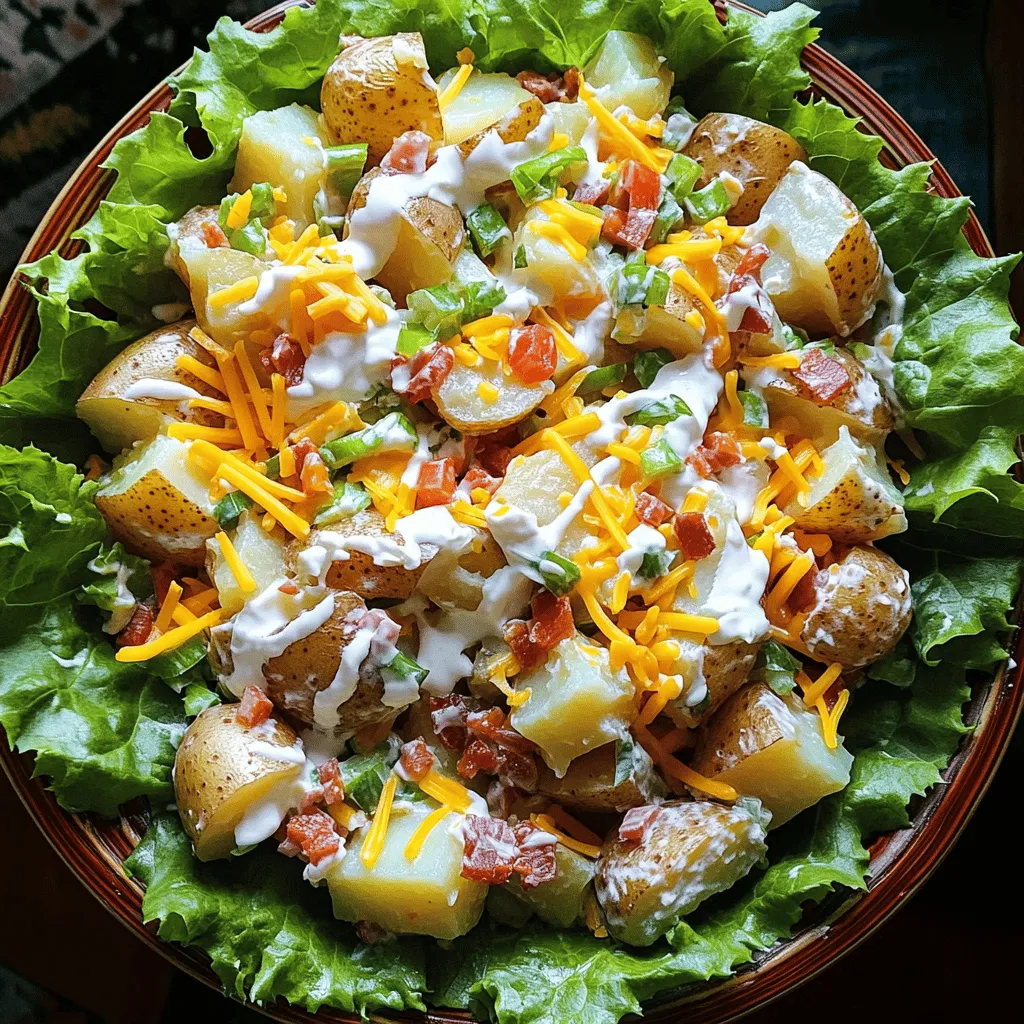 Loaded Baked Potato Salad Flavorful and Satisfying Dish