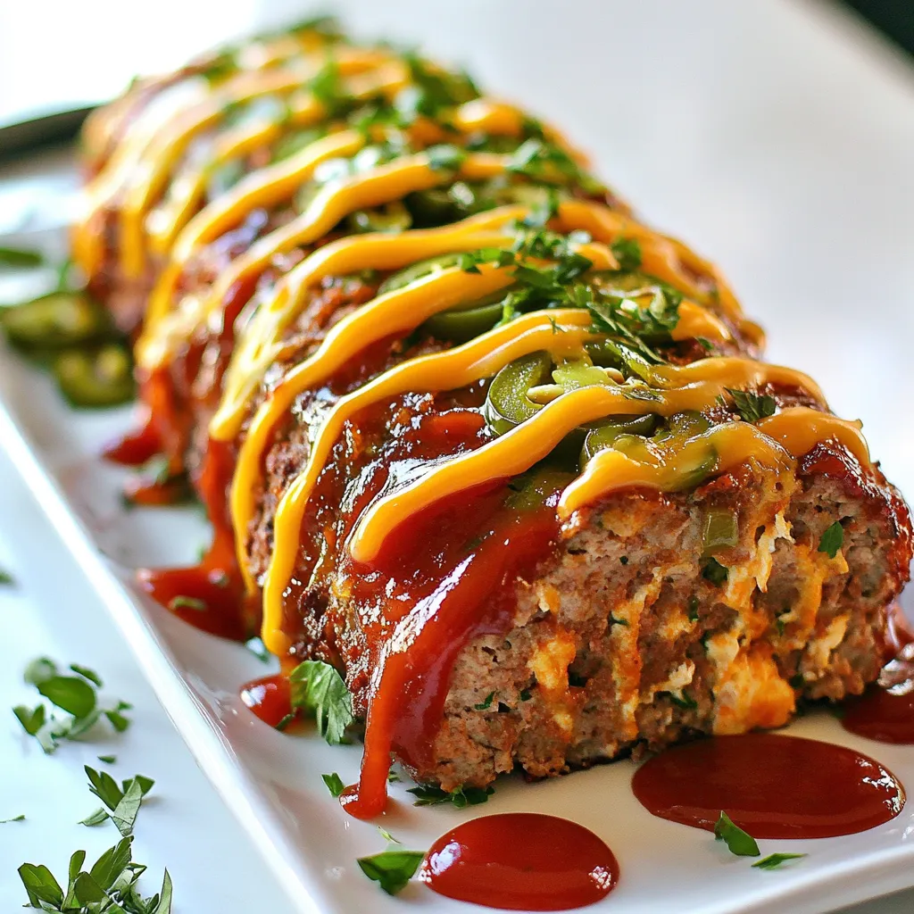 Jalapeño Popper Meatloaf Simple and Flavorful Dish