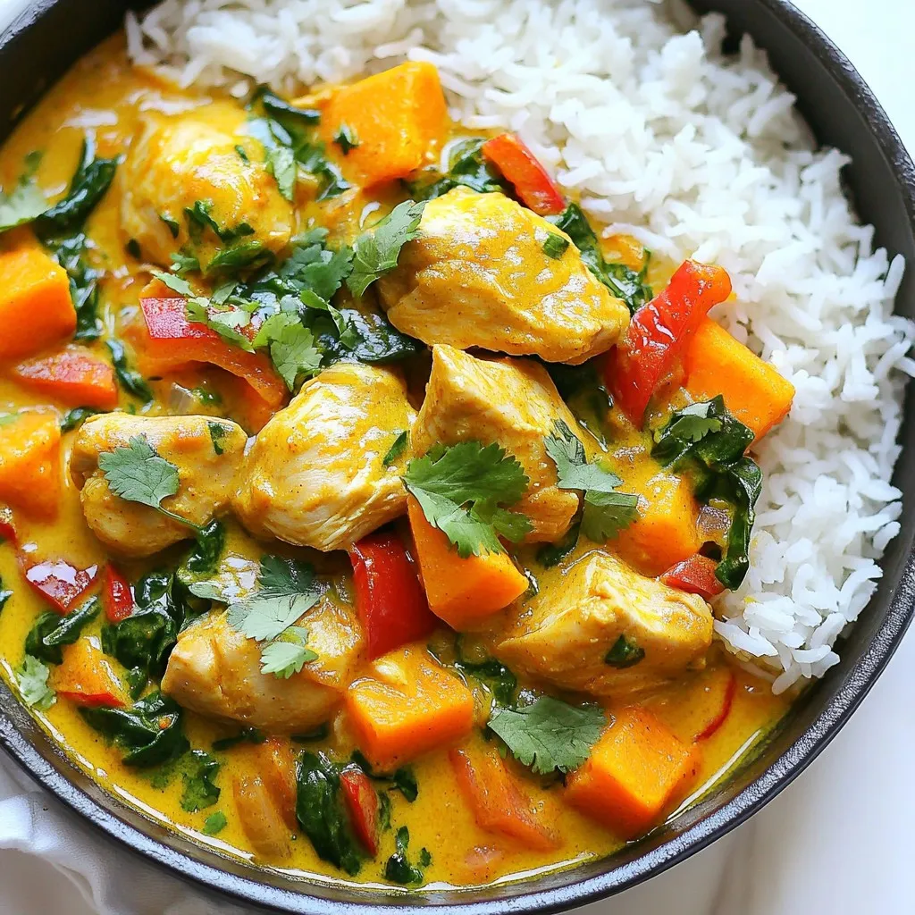 Chicken Sweet Potato Curry Flavorful and Simple Dish