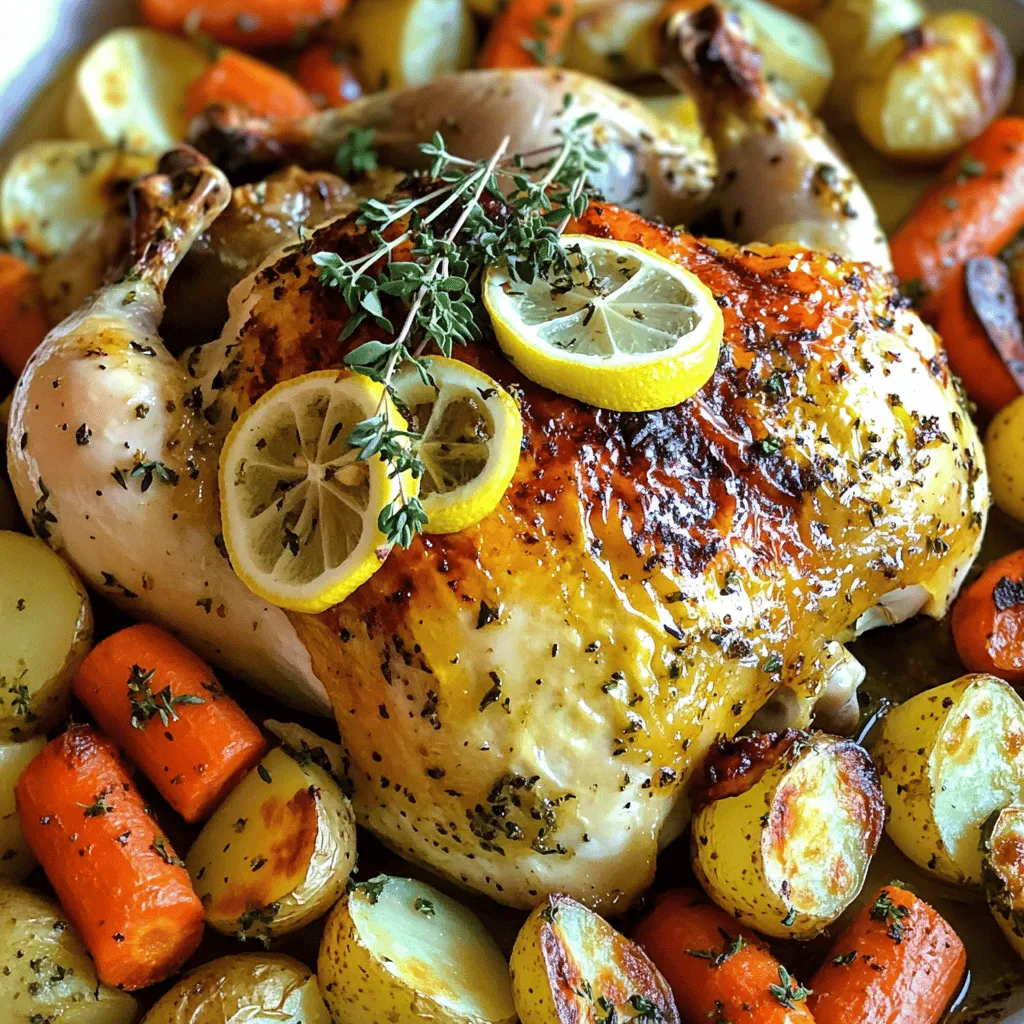 Lemon Herb Roasted Chicken Deliciously Juicy Meal
