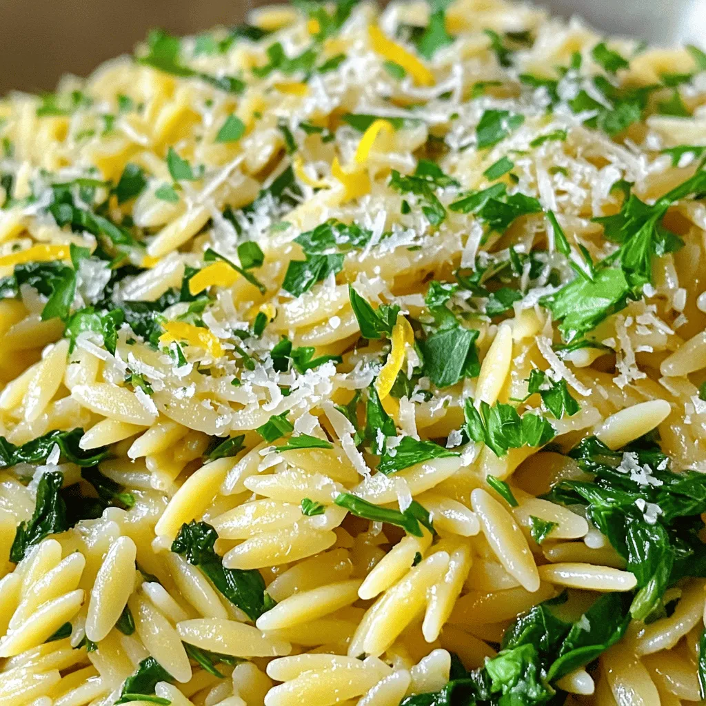 Garlic Parmesan Orzo Flavorful and Simple Side Dish