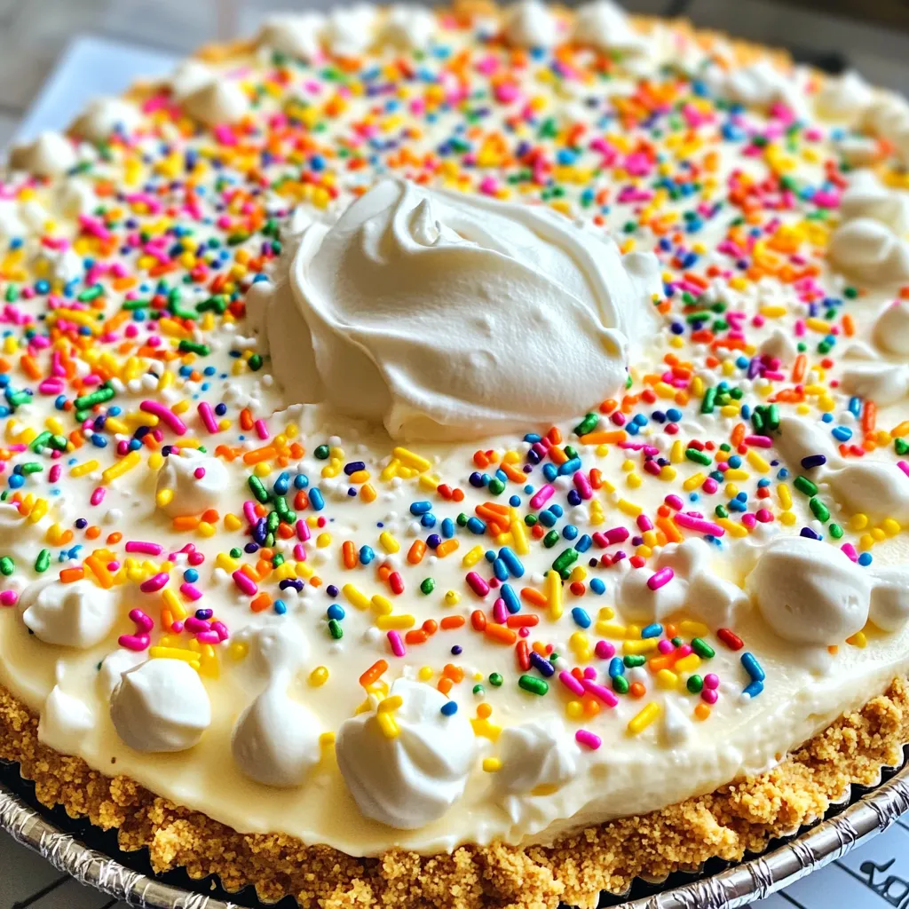 No Bake Funfetti Cheesecake Simple and Tasty Delight