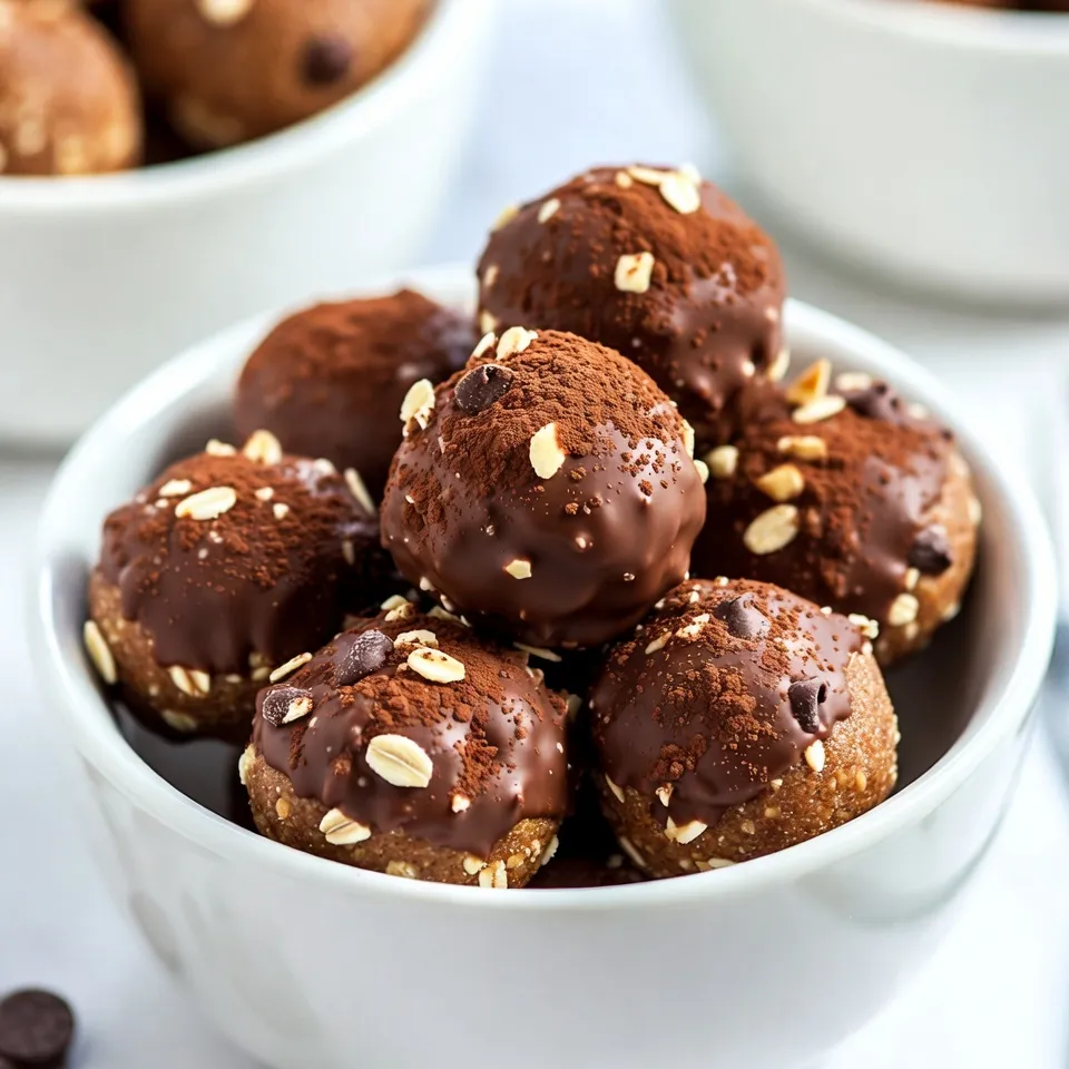 Chocolate Peanut Butter Energy Bites Easy and Healthy