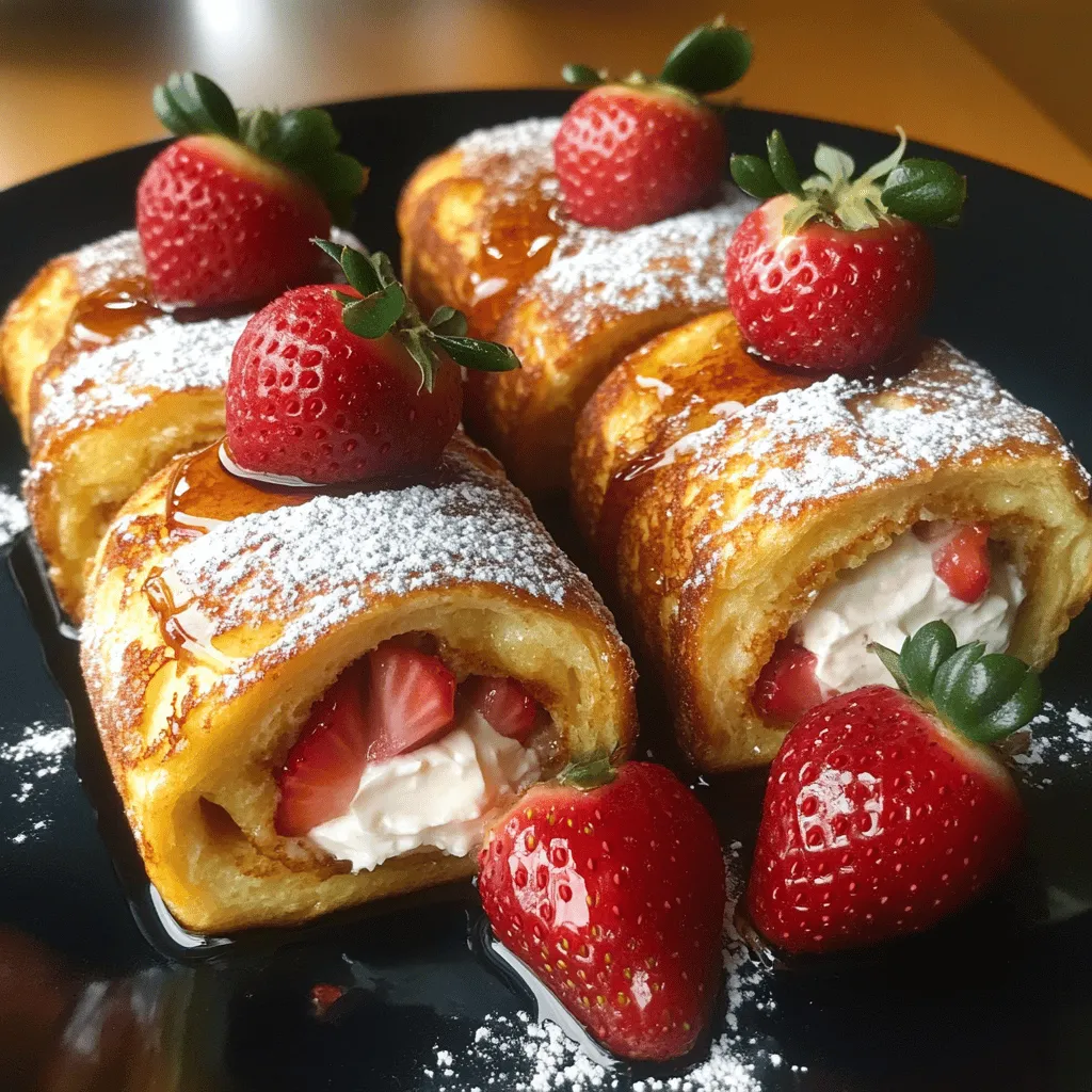 Stuffed French Toast Roll Ups Simple and Delicious Treat