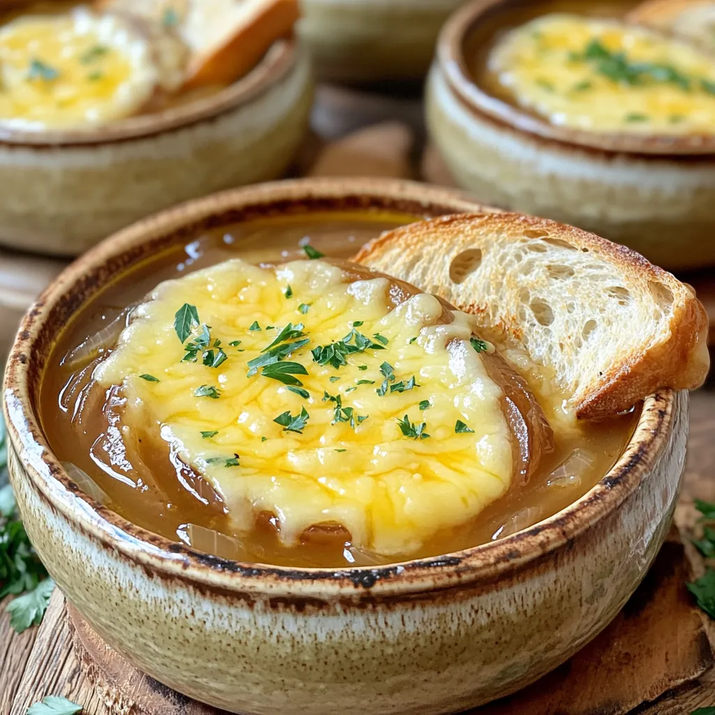 Slow Cooker French Onion Soup Comforting and Easy Recipe