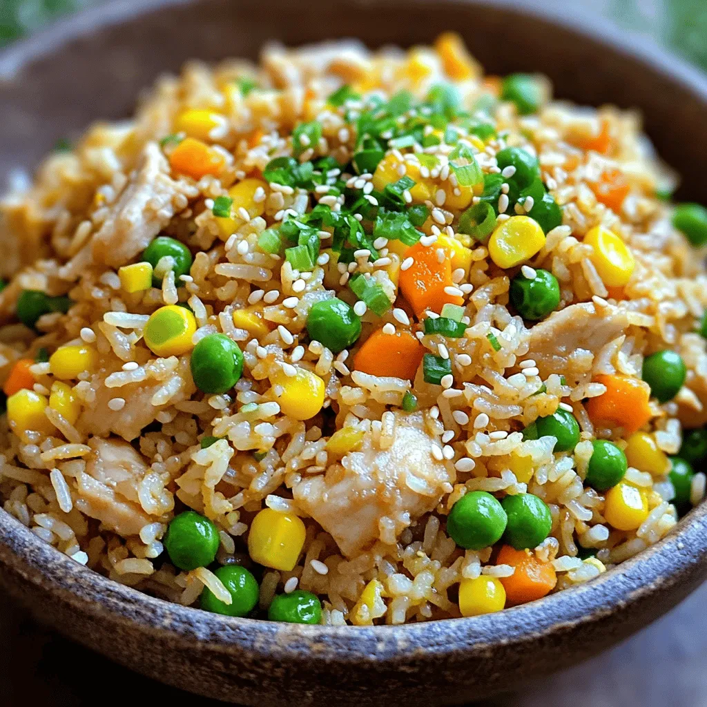 Easy Chicken Fried Rice Quick and Simple Recipe