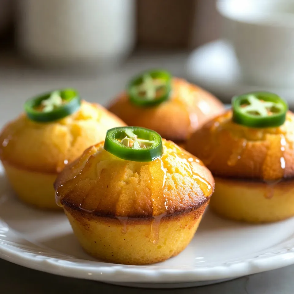 Jalapeño Honey Cornbread Muffins Flavorful and Easy