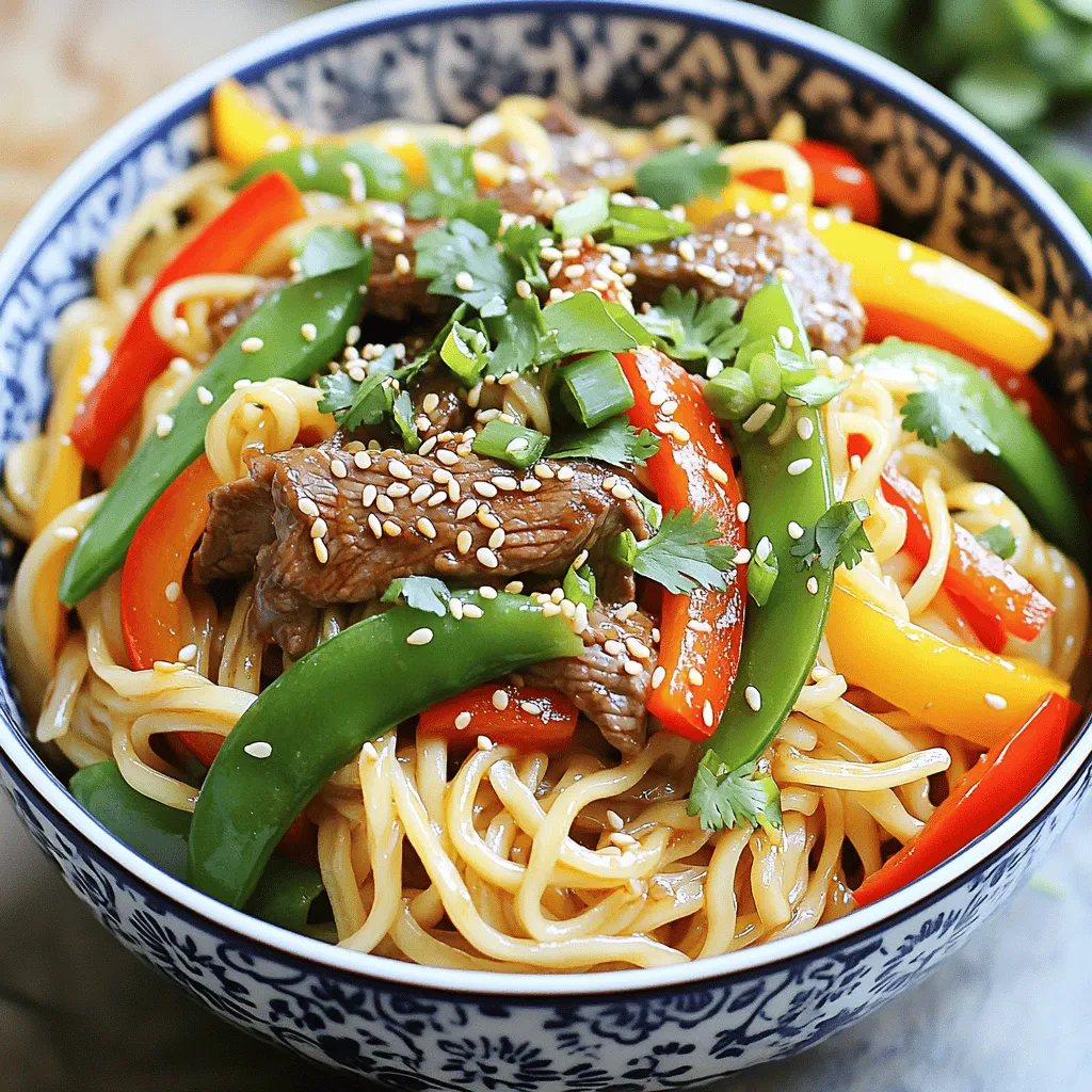 Spicy Sesame Beef Noodles Flavorful and Easy Recipe