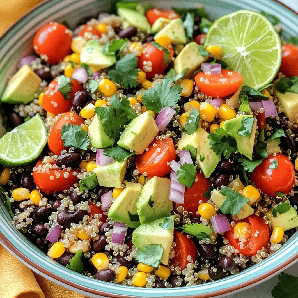 Southwest Quinoa Salad Fresh and Flavorful Dish