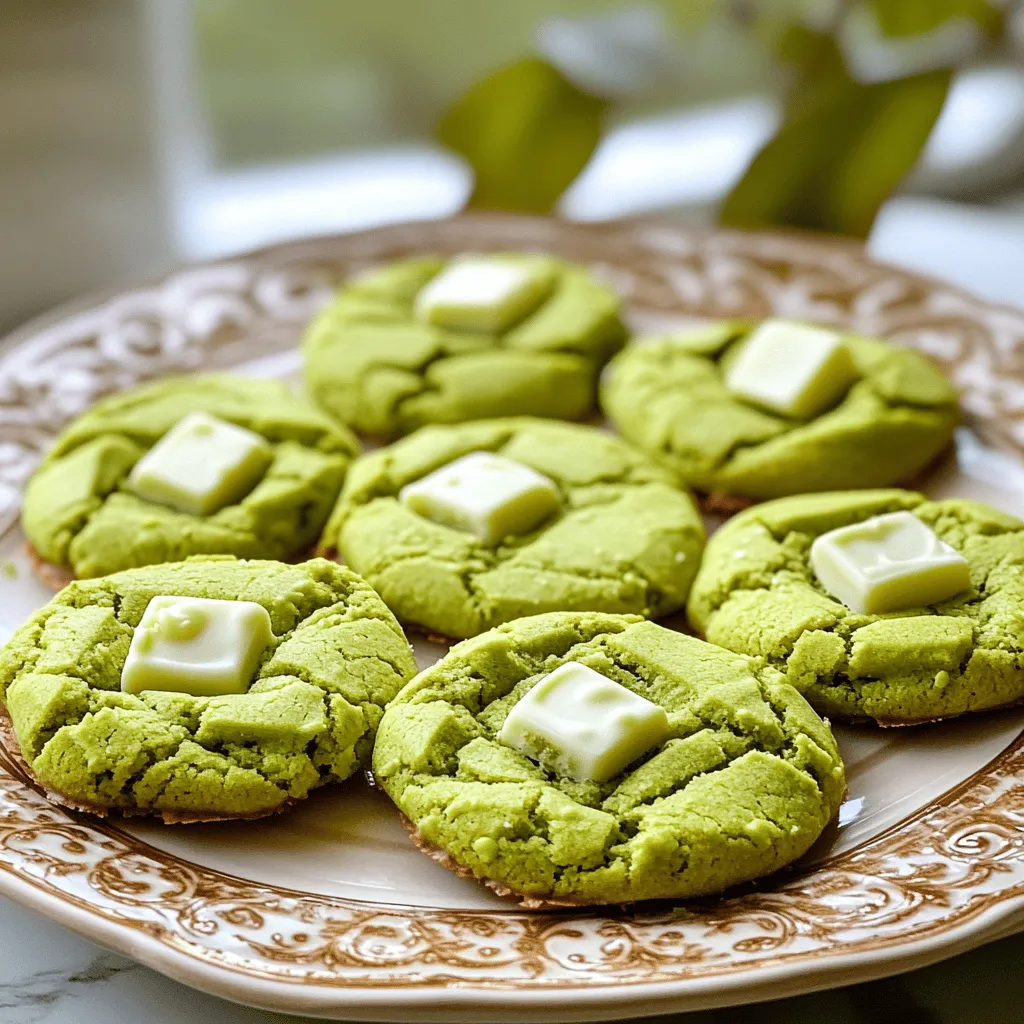 Matcha White Chocolate Cookies Delightful Dessert Recipe