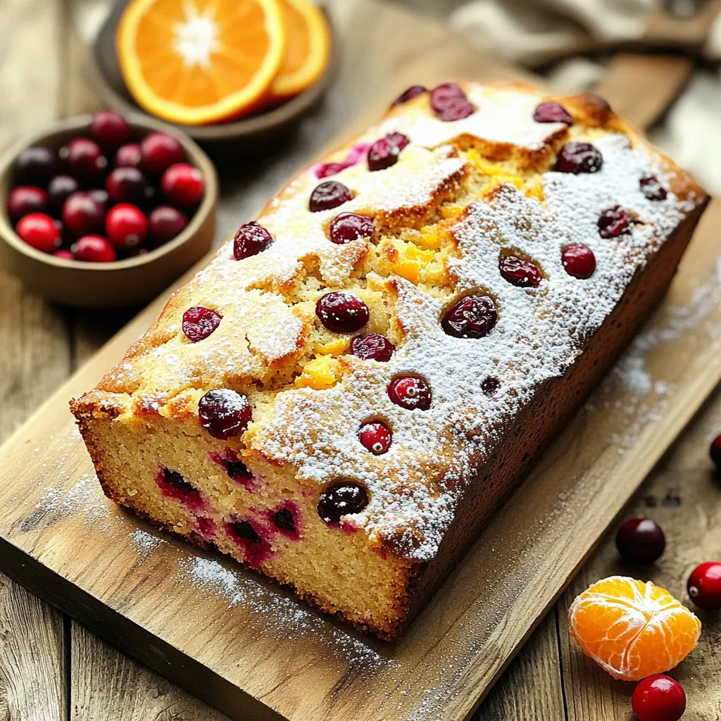 Cranberry Orange Loaf Cake Easy and Tasty Recipe