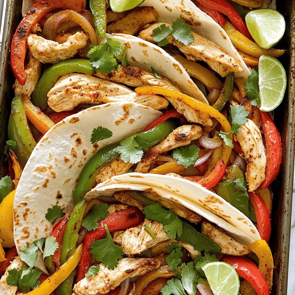 Sheet Pan Chicken Fajitas Quick and Tasty Meal