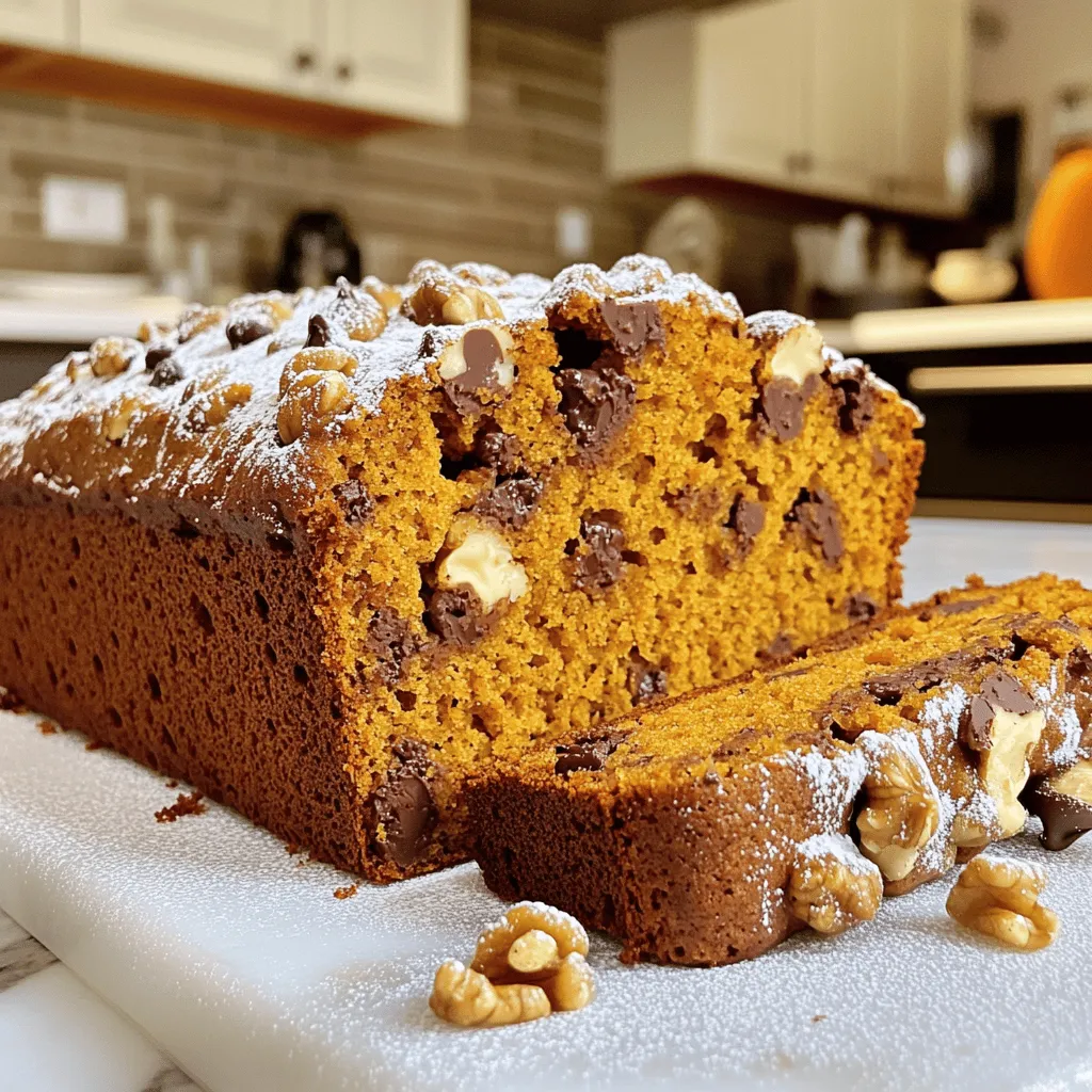 Chocolate Chip Pumpkin Bread Savory Delight Recipe