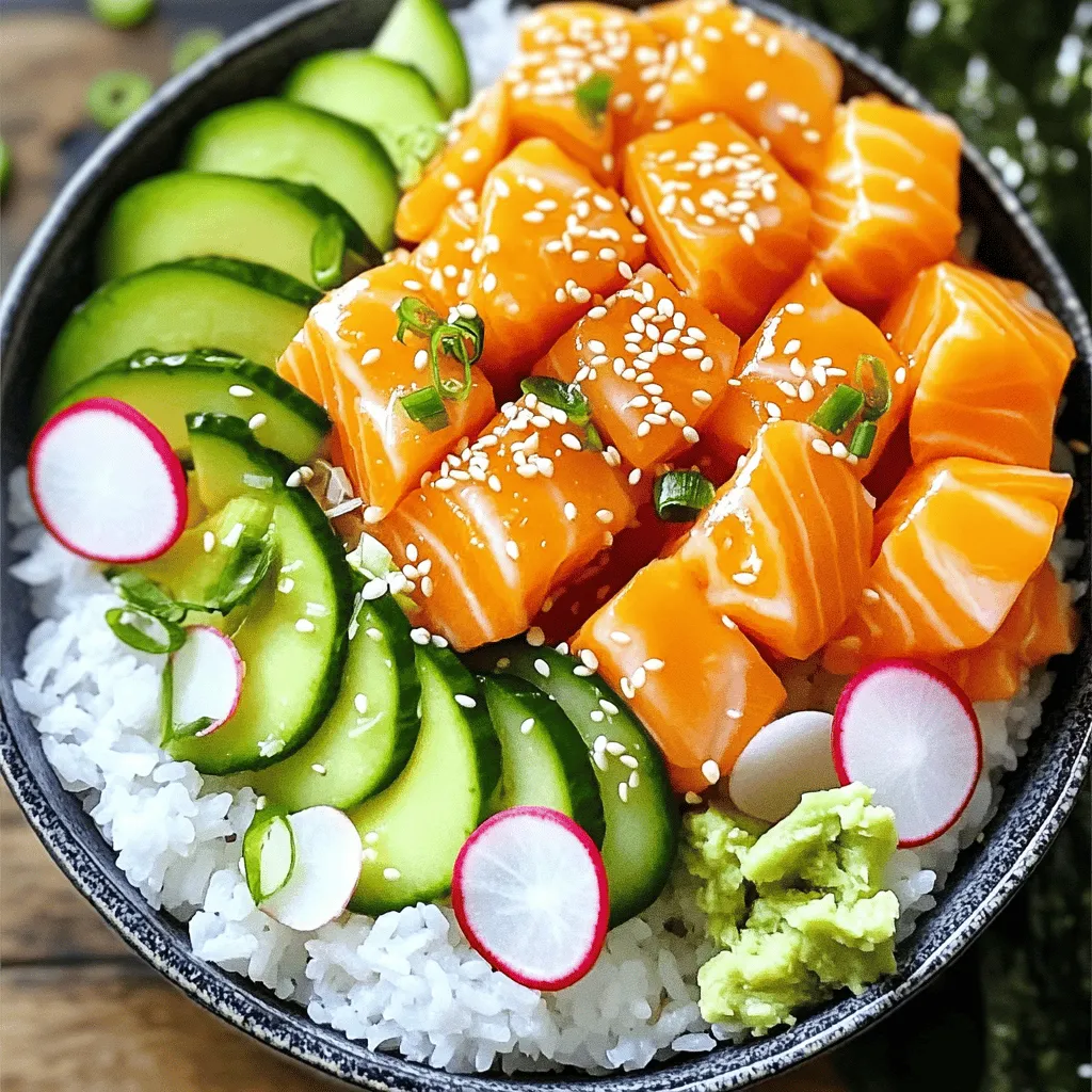 Viral TikTok Salmon Rice Bowl Flavorful Fresh Delight