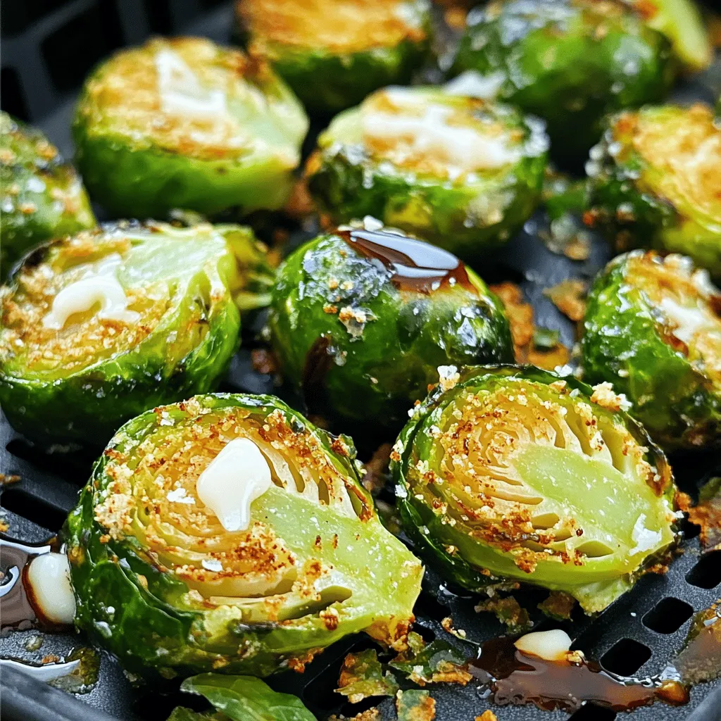 Crispy Air Fryer Brussels Sprouts Savory Delight Recipe