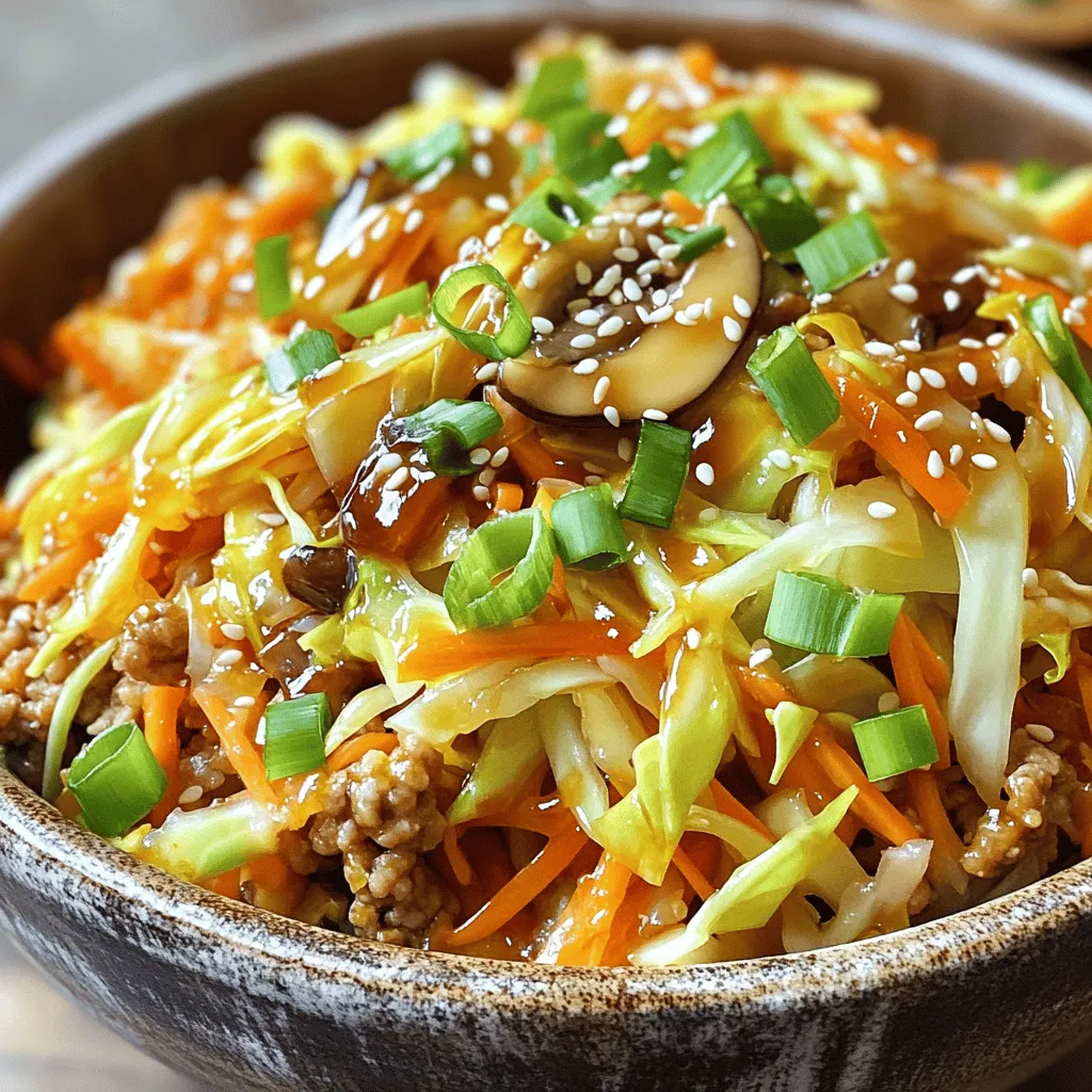 Egg Roll in a Bowl Flavorful and Simple Recipe