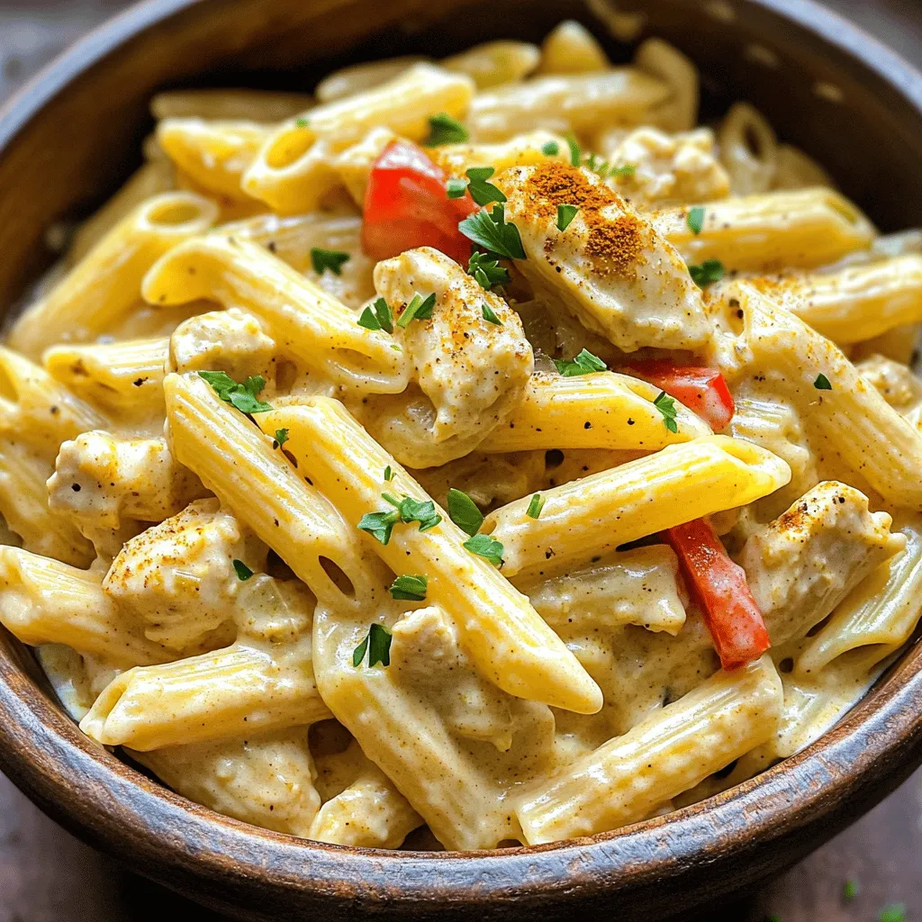 Creamy Cajun Chicken Pasta Savory and Quick Dish