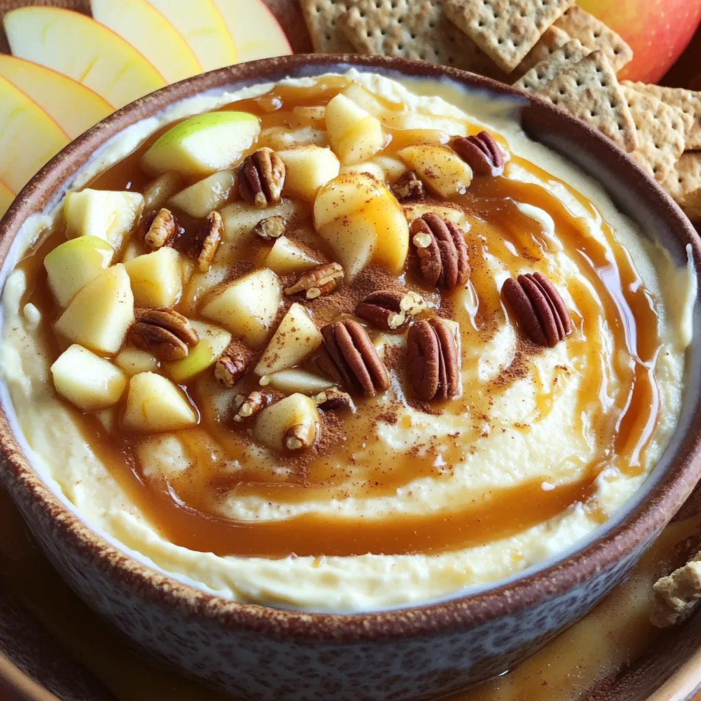 Caramel Apple Cheesecake Dip Savory and Simple Treat