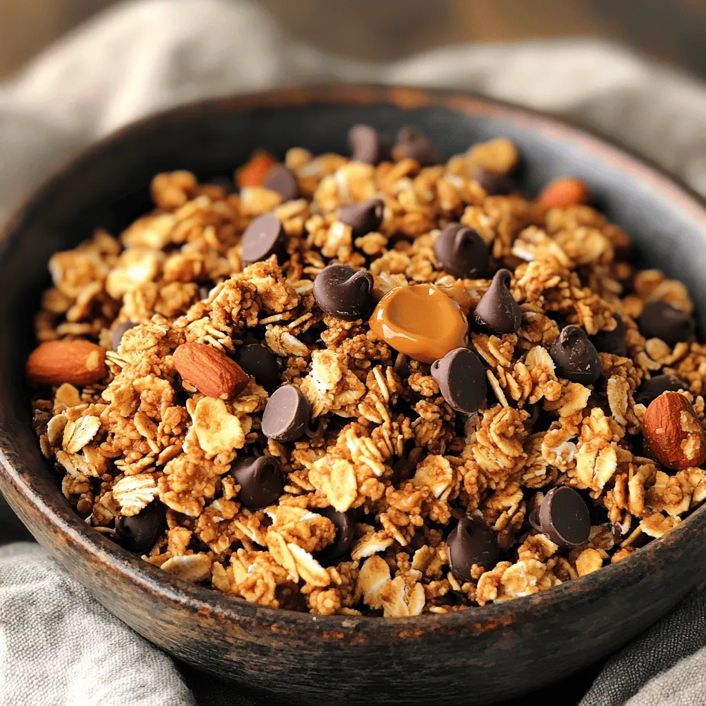 Peanut Butter Chocolate Granola Quick and Tasty Snack