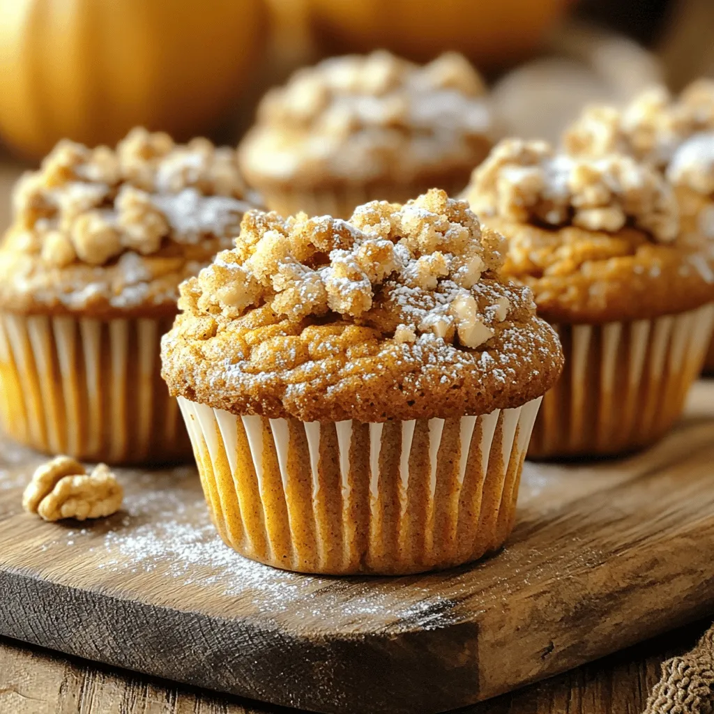 Coffee Cake Pumpkin Muffins Tasty and Simple Delight