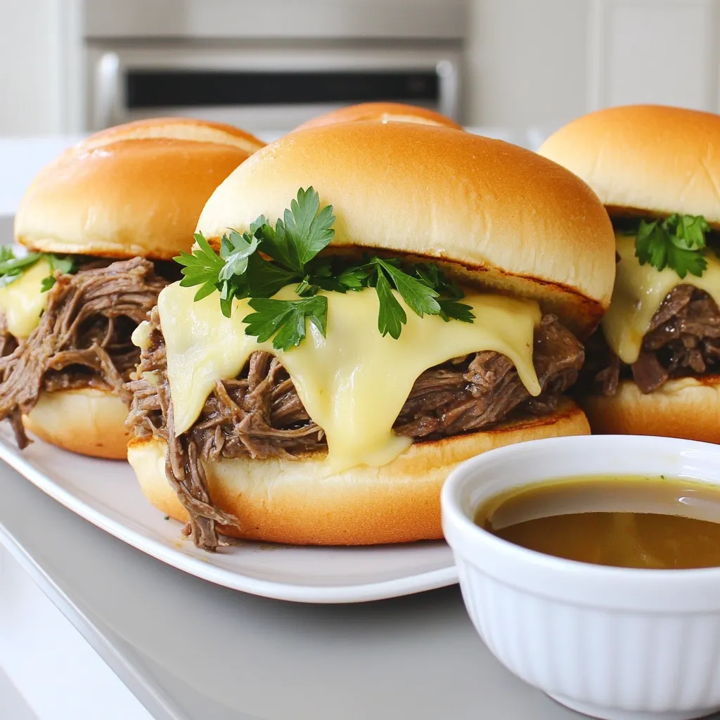 Slow Cooker French Dip Sandwiches Rich and Flavorful Meal