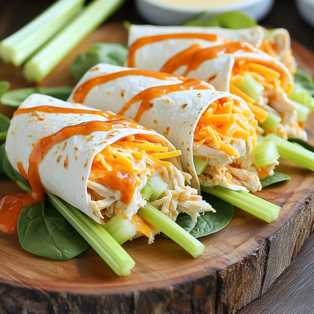 Minute Buffalo Chicken Wraps Flavorful and Simple Meal