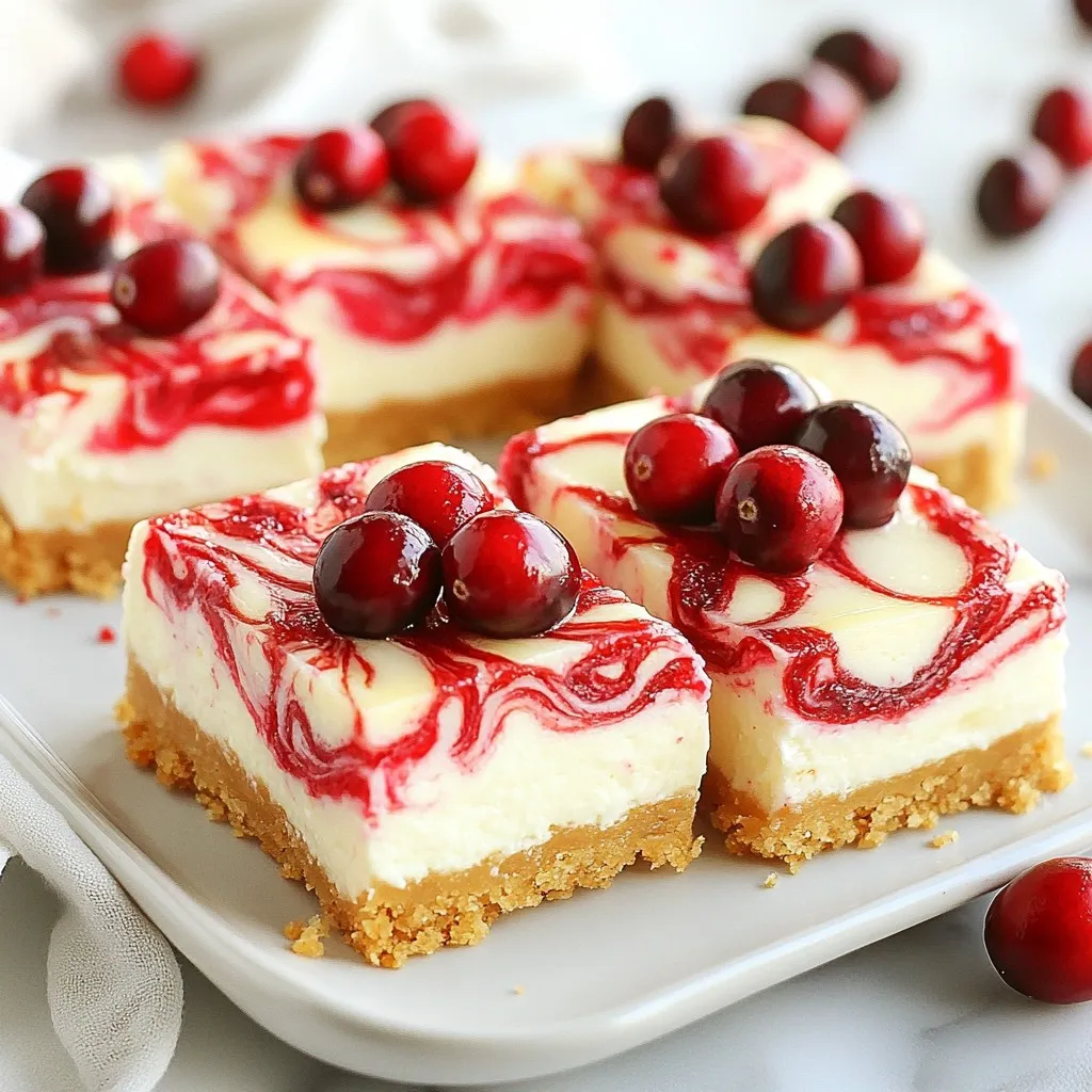 Cranberry Cheesecake Bars Decadent and Easy Recipe