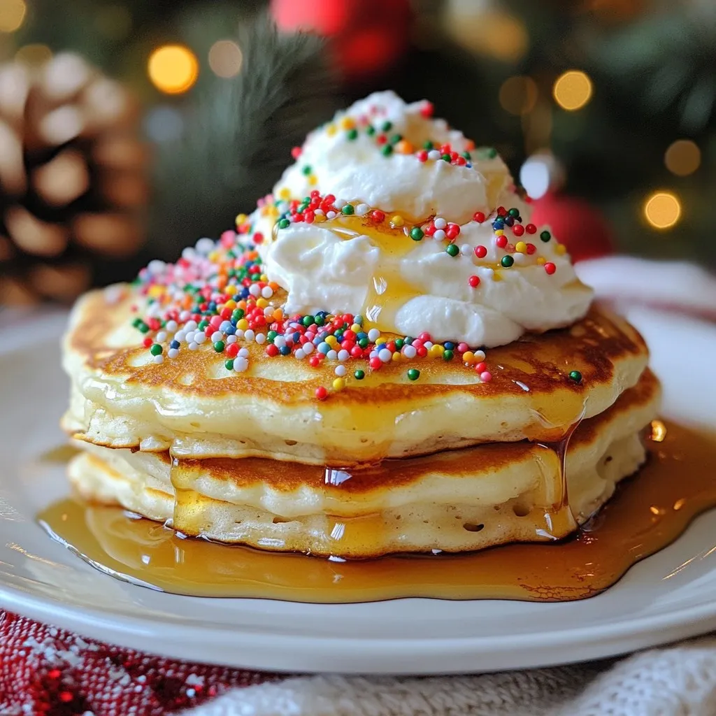 Christmas Confetti Pancakes Festive and Fun Recipe