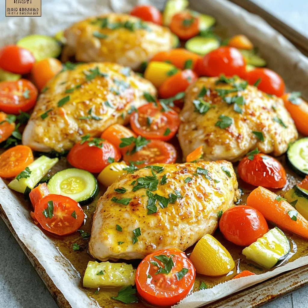Sheet Pan Ranch Chicken And Veggies Simple Dinner