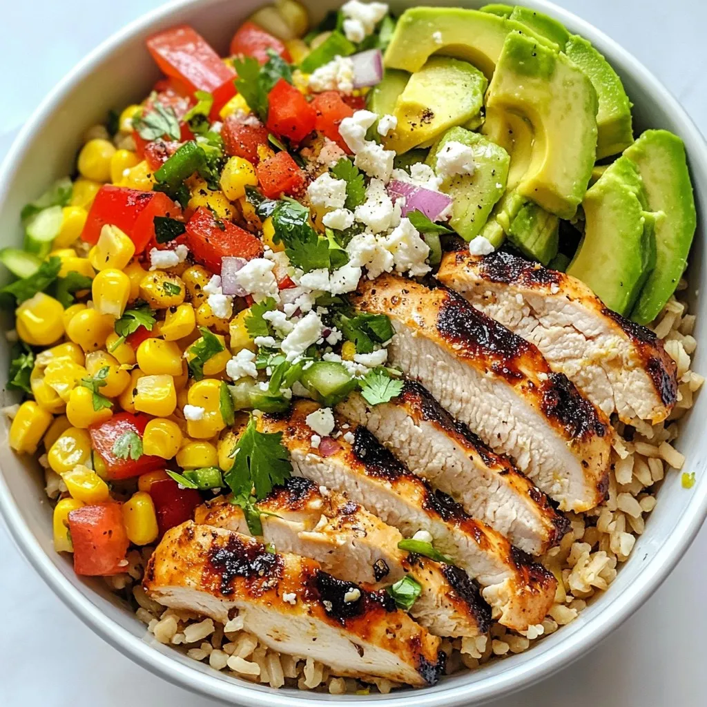 Street Corn Chicken Bowls Flavorful and Easy Recipe