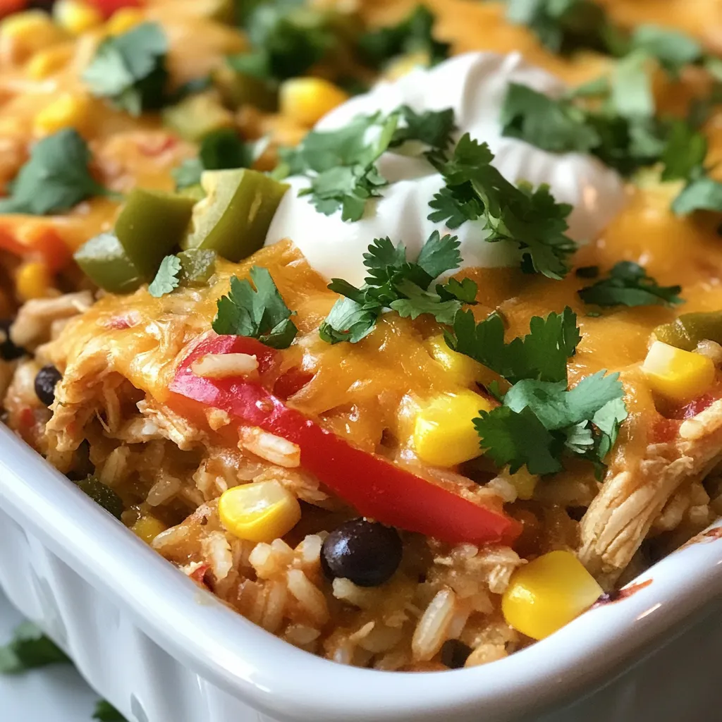 Fajita Chicken Casserole Simple and Satisfying Meal