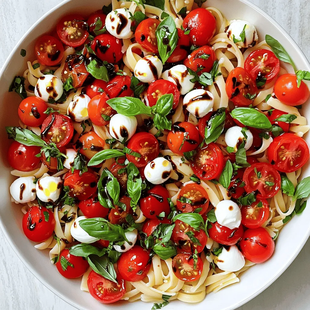 Easy Caprese Pasta Salad Fresh and Flavorful Dish