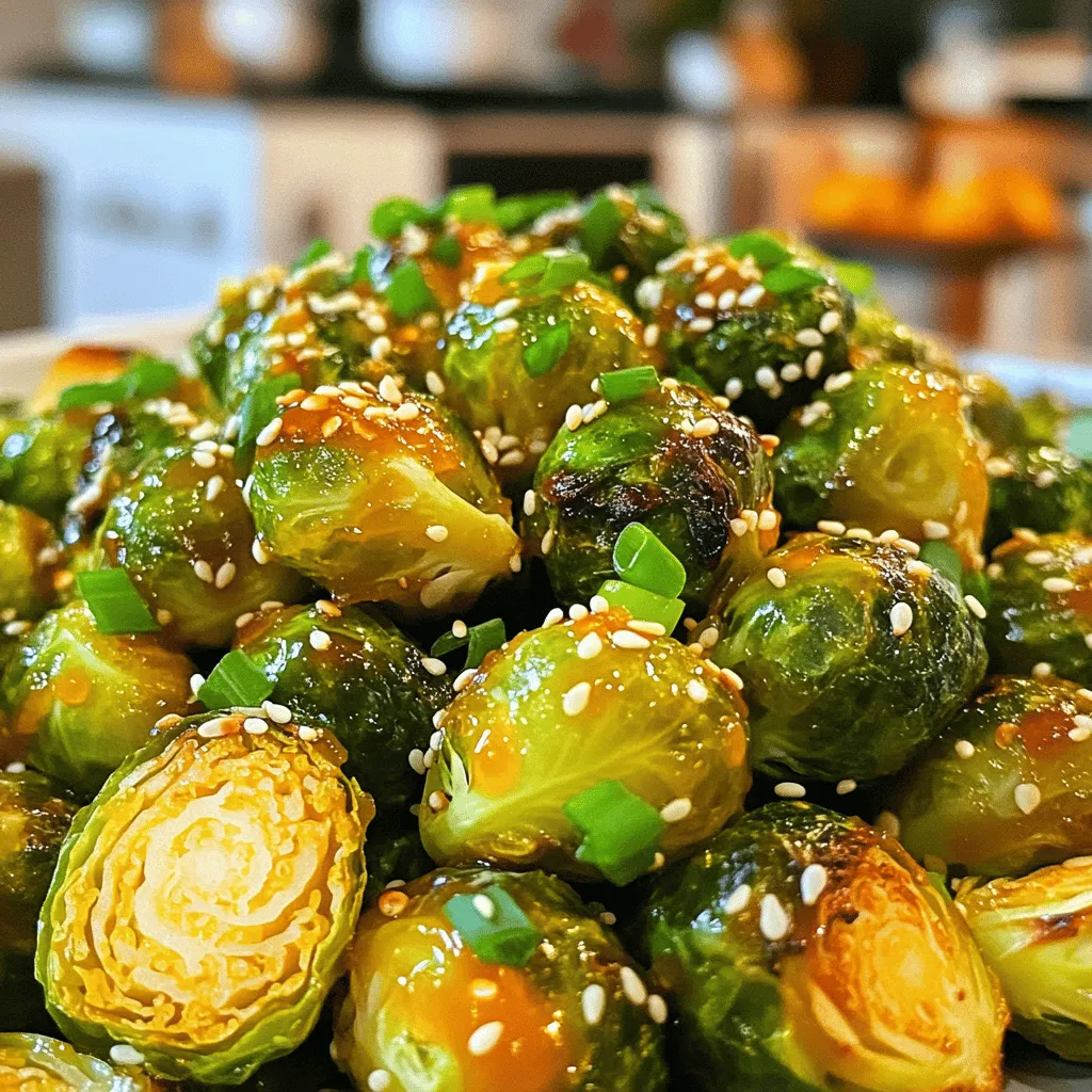 Honey Sriracha Brussels Sprouts Flavorful Roasted Delight