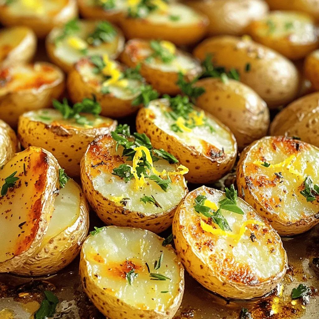 Crispy Lemon Herb Potatoes Simple and Flavorful Dish