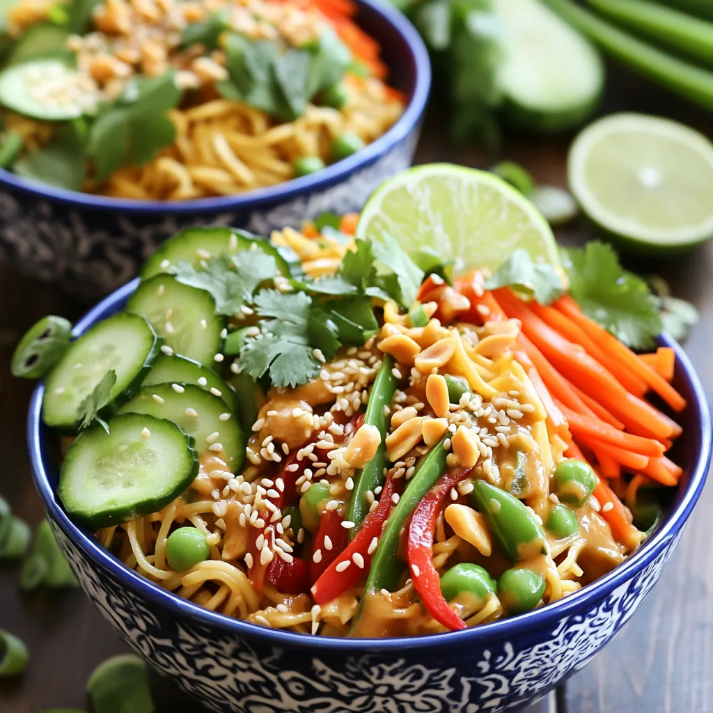 Thai Peanut Noodles Flavorful and Easy Recipe Guide