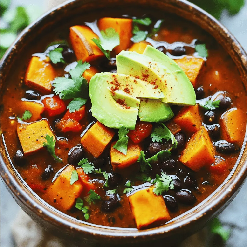 Savory Sweet Potato and Black Bean Chili Recipe Guide