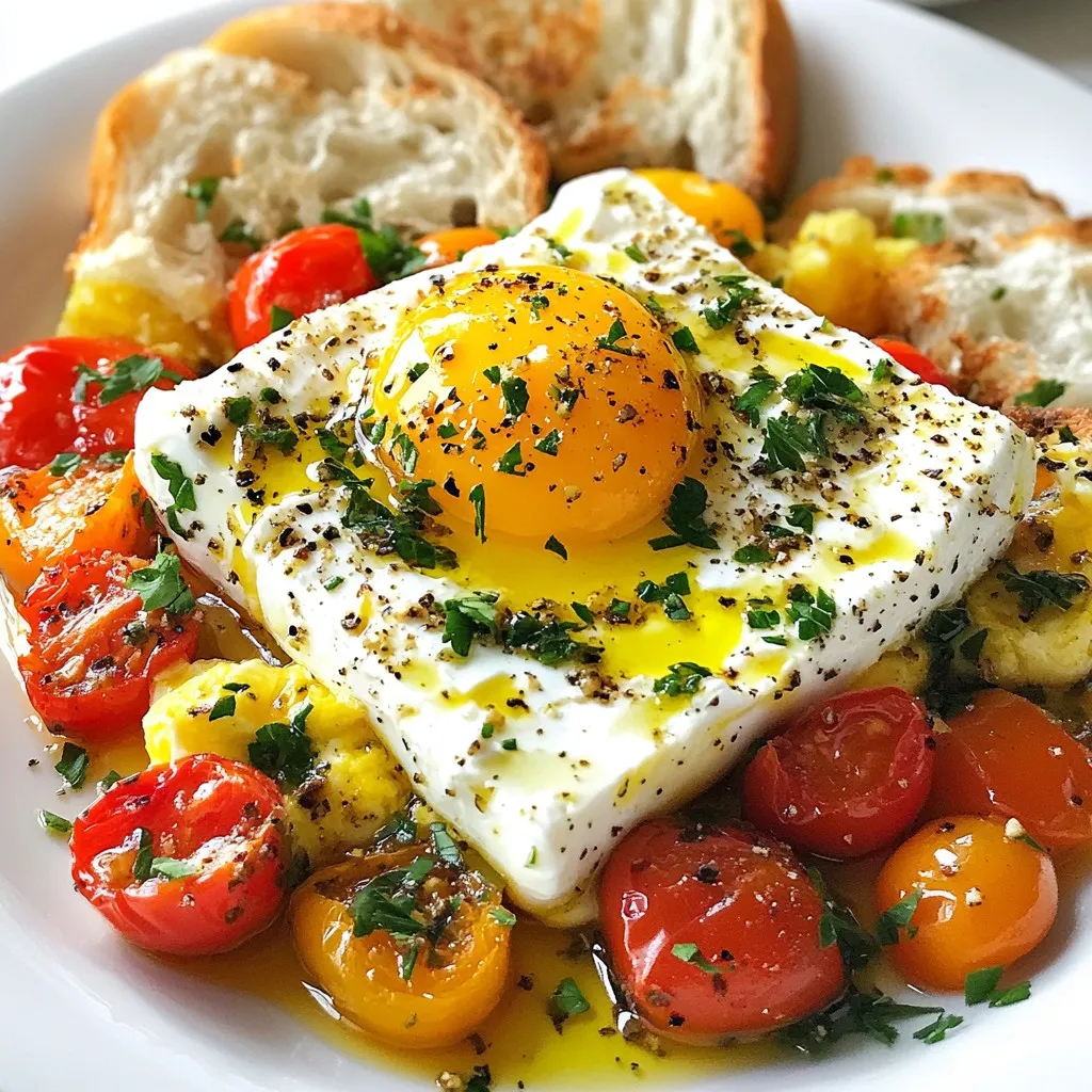 Mediterranean Baked Feta Breakfast Flavorful Recipe