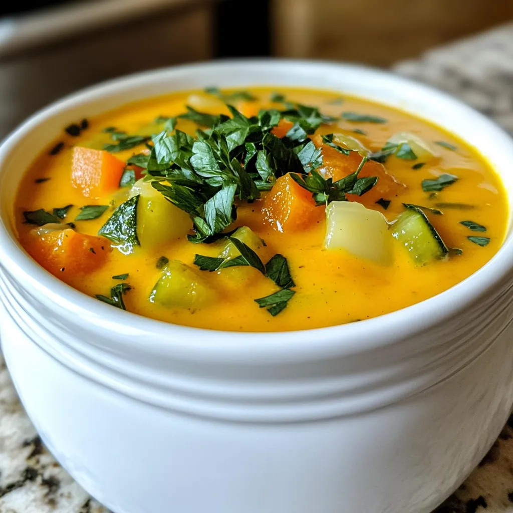 Creamy Vegetable Soup Hearty and Nourishing Recipe
