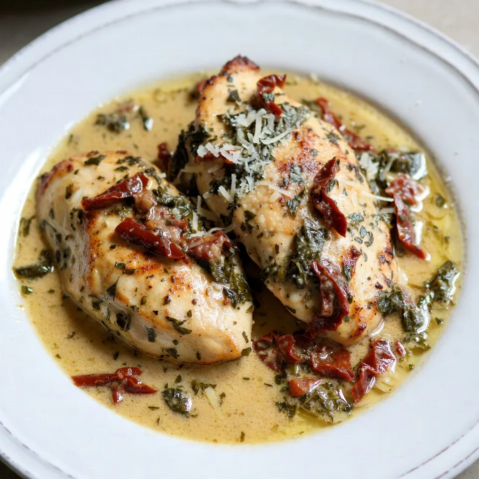 Creamy Sun-Dried Tomato Chicken Savory Dinner Idea