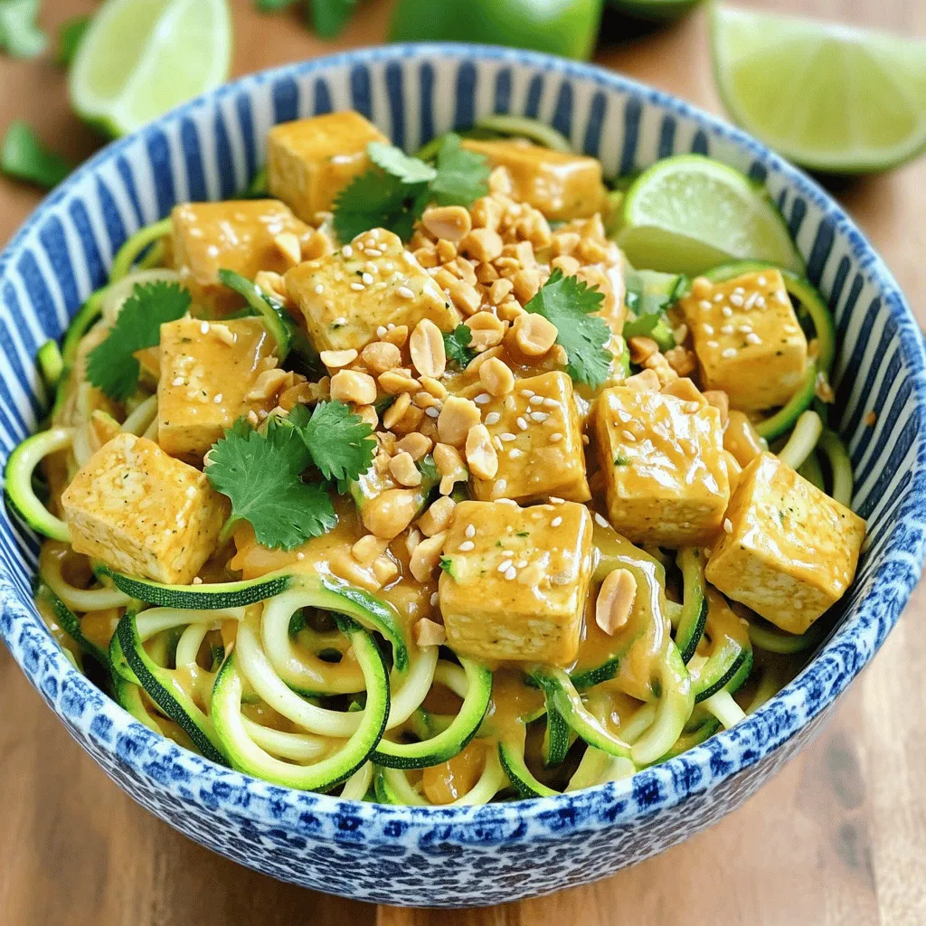 Zucchini Noodle Pad Thai Flavorful and Fresh Delight
