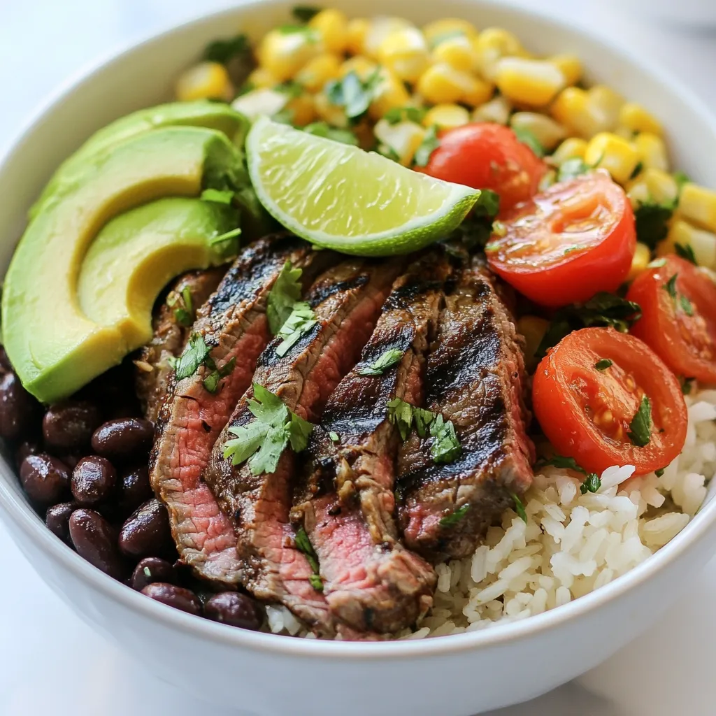 Cilantro Lime Steak Bowls Fresh and Flavorful Meal