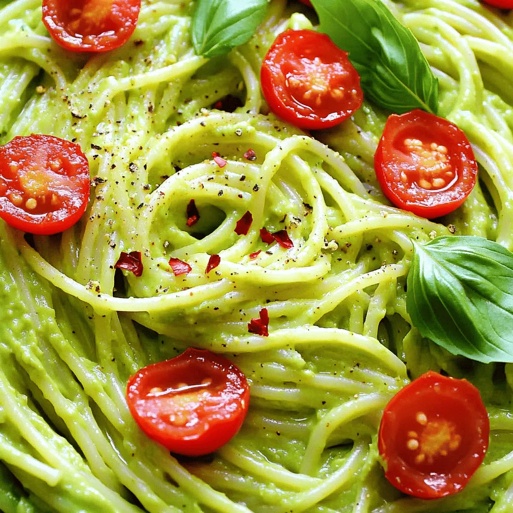 Creamy Avocado Pasta Quick and Flavorful Recipe