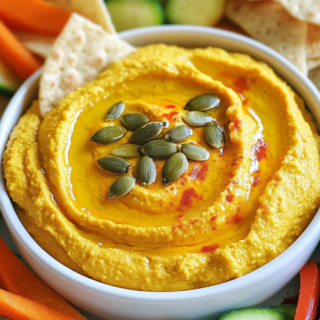 Creamy Pumpkin Hummus Flavorful and Simple Dip
