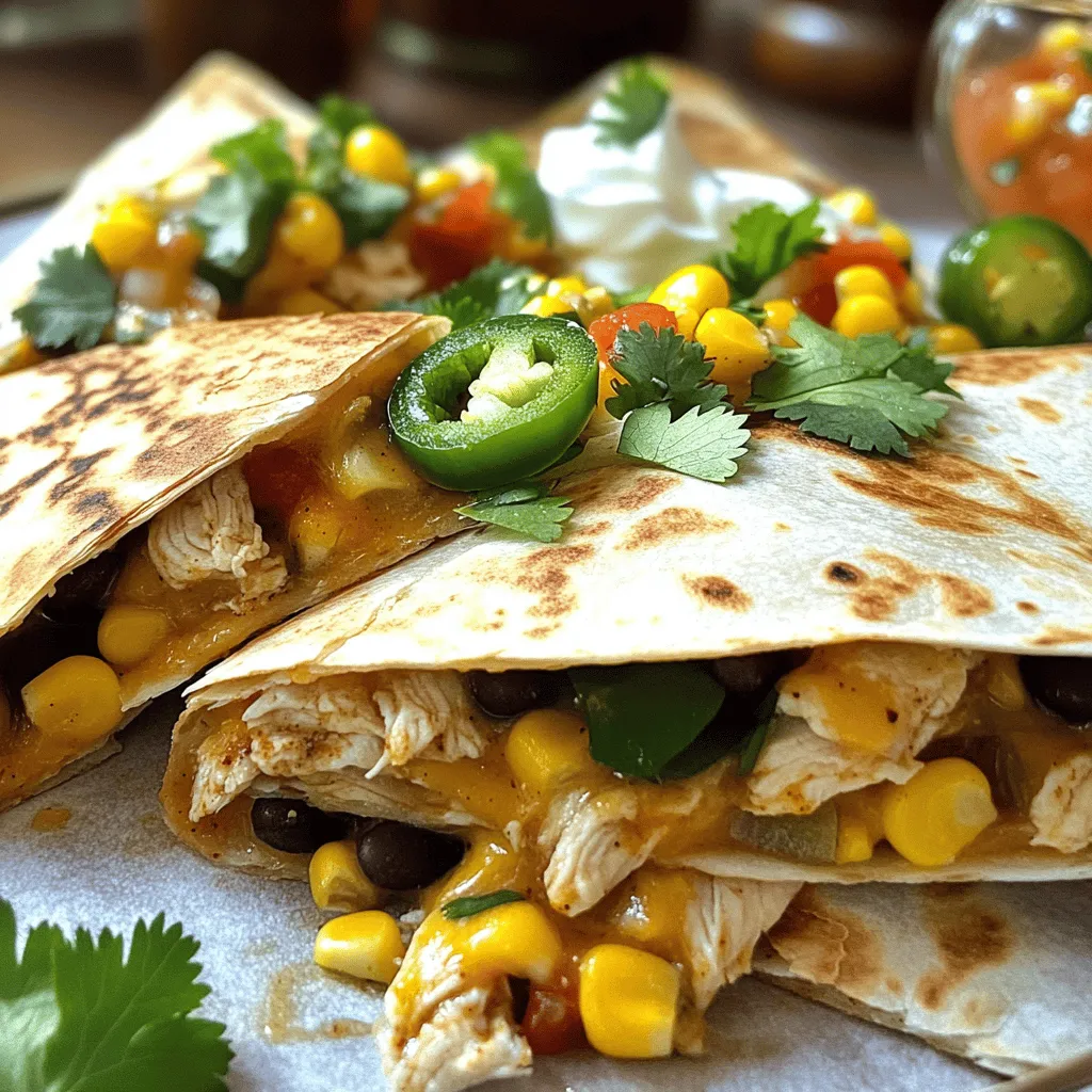 Spicy Chicken Quesadillas Packed with Flavorful Goodness