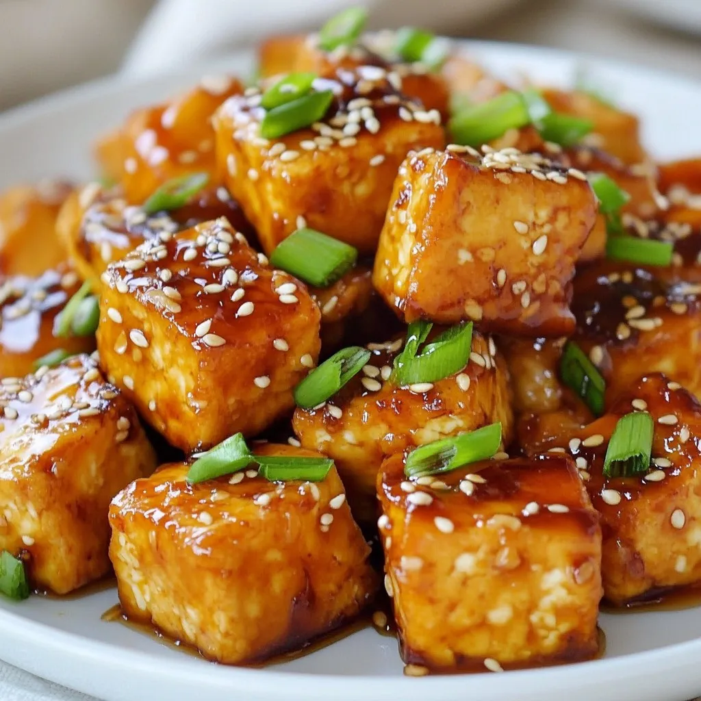 Crispy Honey Garlic Tofu Quick and Easy Recipe