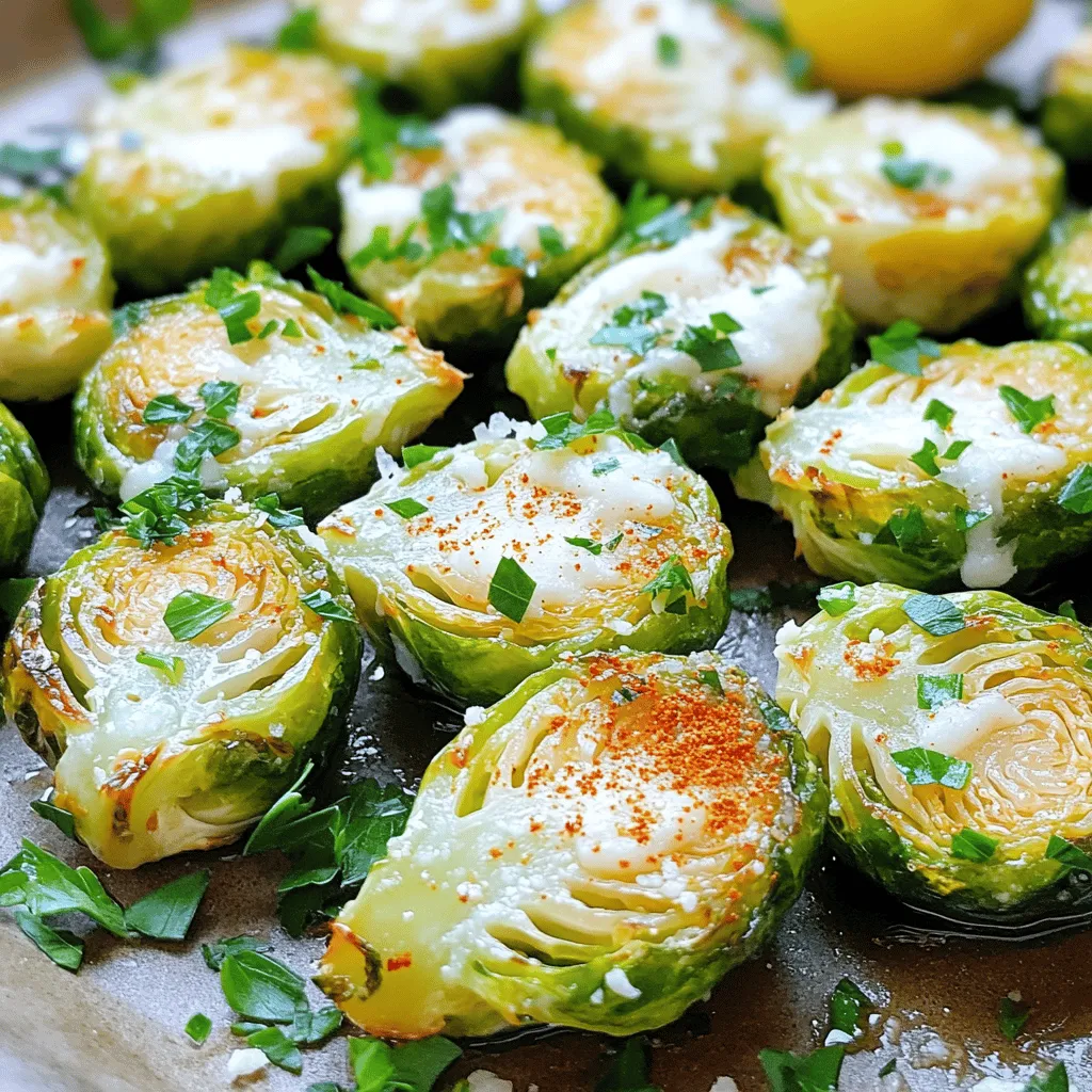 Garlic Parmesan Brussels Sprouts Flavorful Side Dish